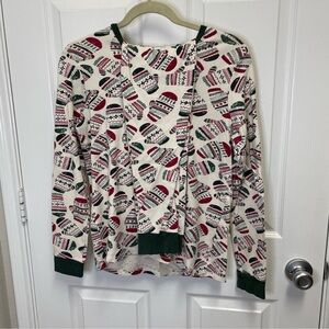 Burt’s Bees Baby Women’s Mitten/Winter Pajama Set (Top and pants). Sz Medium